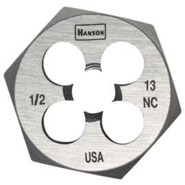 IRWIN 6858 Machine Screw Dies, 3/4-10 Thread, NC, Right Hand Thread, HCS
