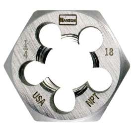 IRWIN 7005 Taper Pipe Dies, 1/2-14 Thread, NPT, Right Hand, HCS