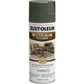 RUST-OLEUM STOPS RUST 223526 Textured Spray Deep Forest, Solvent-Like, Deep Forest, 12 oz, Aerosol Can