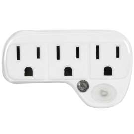 Feit Electric NL3/LED Night Light, 120 V, 0.3 W, LED Lamp, White Light, 3000 K Color Temp