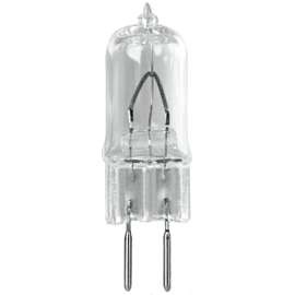 Feit Electric BPQ100T4/JCD/RP Halogen Bulb, 100 W, Candelabra GY6.35 Lamp Base, JCD T4 Lamp, 3000 K Color Temp