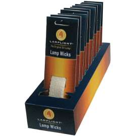 Lamplight 99963 Flat Lamp Wick, Cotton, For: Oil Lamps