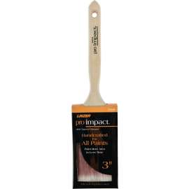 Linzer WC 2164-3 Paint Brush, 3 in W, 3 in L Bristle, Polyester Bristle, Sash Handle