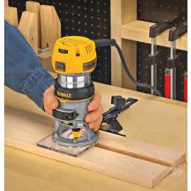 DeWALT DWP611 Compact Router with LED, 7 A, 16,000 to 27,000 rpm Load Speed, 1-1/2 in Max Stroke