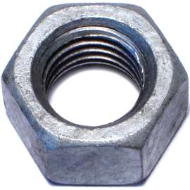 MIDWEST FASTENER 05619 Hex Nut, Coarse Thread, 5/8-11 Thread, Galvanized