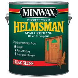 Minwax Helmsman 132150000 Spar Urethane Paint, Gloss, Liquid, 1 gal, Pail