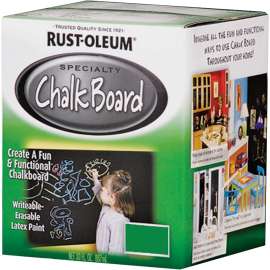 RUST-OLEUM SPECIALTY 206438 Chalkboard Paint Green, Mild, Green, 1 qt, Can