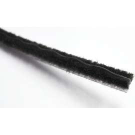 Climaloc CF12730 Pile Strip, 1/8 in W, 3/16 in Thick, 14 ft L, Polypropylene, Gray