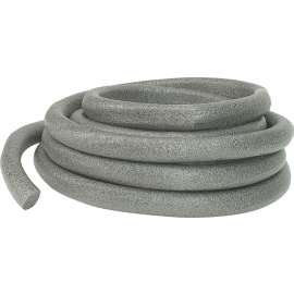 Climaloc CF12082 Foam Backer Rod, 1/2 in Dia, 25 ft L, Polyethylene, Gray