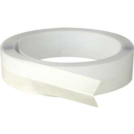 Climaloc CF12748 Weatherstrip, 7/8 in W, 16.4 ft L, Vinyl, White