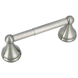 Boston Harbor L5056-13B-10-3L Paper Holder, PP Roller/Zinc, Brushed Nickel, Wall Mounting
