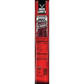Jack Link's 06023 Beef Steak, Peppered Flavor, 2 oz