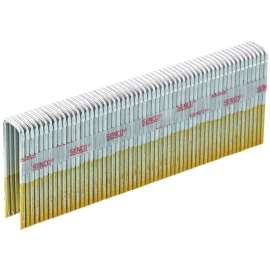 SENCO Q17BAB Wire Staple, 7/16 in W Crown, 1-1/2 in L Leg, 15 Gauge, Galvanized