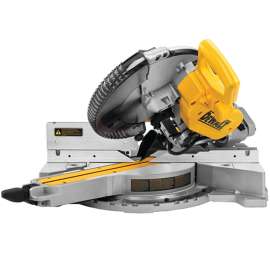DeWALT DWS780 Miter Saw, 2 x 12 in at 45 deg, 2 x 16 in at 90 deg Cutting, 12 in Dia Blade, 1-Speed