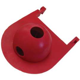 Korky 3010FR Toilet Flapper, Specifications: 3 in Size, Rubber, Red