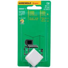 Wiremold C58 Wireway Elbow, Plastic, White