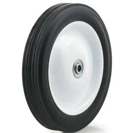 DH CASTERS W-MH10134B4W Hub Wheel, Medium-Duty, Rubber