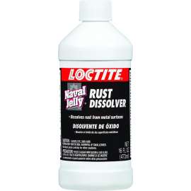 Loctite Naval Jelly 553472 Rust Dissolver, Gel, Lime, Pink, 16 oz, Bottle