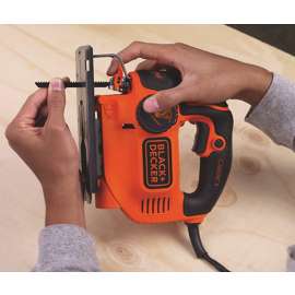 Black+Decker BDEJS600C Jig Saw, 110 V, 3/4 in L Stroke