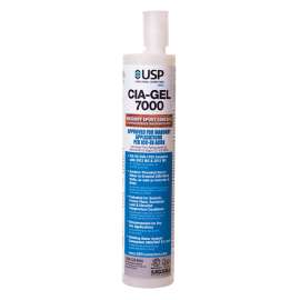 MiTek GEL7-10 Epoxy Adhesive, Solid, Black/White, 8.6 oz Cartridge