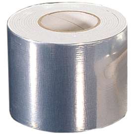 Climaloc CH14050 Pipe Insulation Wrap, 15 ft L, 5 in W, 1/8 in Thick, Aluminum/Sponge Rubber, Silver