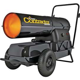 Mr. Heater F270320 Forced Air Heater, 8.5 gal Fuel Tank, Kerosene, 140,000 Btu, 3125 sq-ft Heating Area