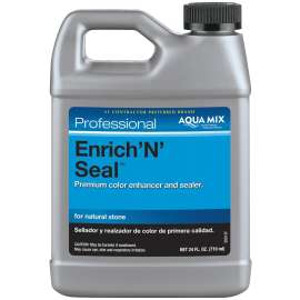 CUSTOM Aqua Mix Enrich n Seal AMES24Z Tile Sealer, Liquid, Clear, 24 oz, Bottle