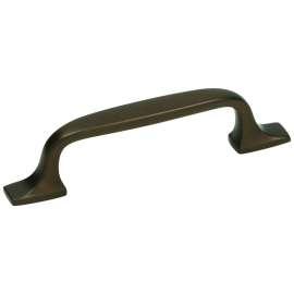 Amerock Highland Ridge Series BP55316CBZ Cabinet Pull, 4-5/16 in L Handle, 1/2 in H Handle, 1-1/16 in Projection, Zinc