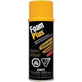 Dow 157861 Insulating Foam Sealant, Tan, 1 hr Functional Cure, 12 oz Aerosol Can