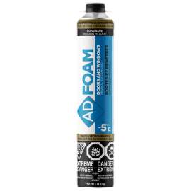 ADFAST ADFOAM 1885-2/750ML Low Expansion Insulating Foam, Blue, 1 hr Functional Cure, 23 to 95 deg F, 750 mL Can