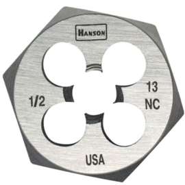 IRWIN 6848 Machine Screw Die, 9/16-12 Thread, NC Thread, Right Hand Thread, HCS