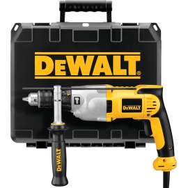 DeWALT DWD520K Hammer Drill Kit, 120 V, 980 W, 1/2 in Chuck, Metal