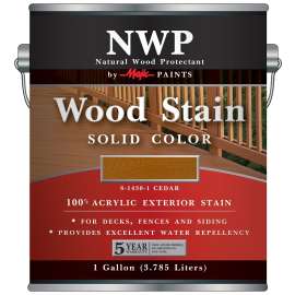 Majic Paints 8-1430-1 Wood Stain, Cedar, Liquid, 1 gal, Can