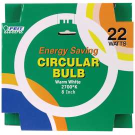 BULB FLUOR CIR WW 4PIN 8IN 22W
