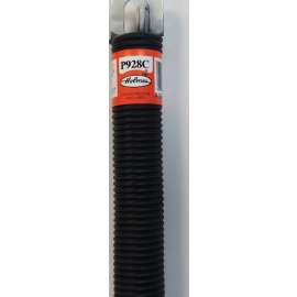Holmes Spring Manufacturing P928C Extension Spring, 1-1/4 in OD, 28 in OAL, Steel, Plug End, 75 lb
