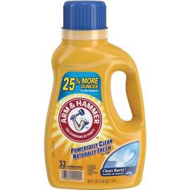 ARM & HAMMER 09990 Laundry Detergent, 50 oz, Liquid, Clean Burst