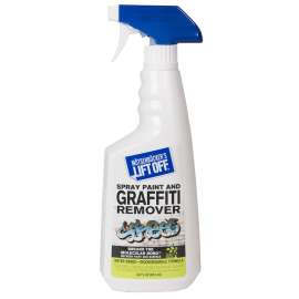MOTSENBOCKER'S LIFT OFF 411-01 Graffiti Remover, Liquid, Mild, Clear, 22 oz, Bottle
