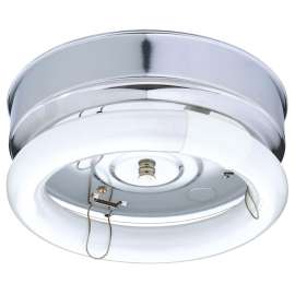 LITHONIA LIGHTING 798645 Fluorescent Fixture, 120 V, 1-Lamp, Chrome Fixture