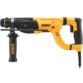 DeWALT D25262K Rotary Hammer Kit, 120 V, 1 in Chuck, SDS-Plus Chuck, Black/Yellow