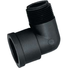GREEN LEAF SE12P Street Pipe Elbow, 1/2 in, MPT x FPT, 90 deg Angle, Polypropylene