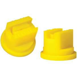 GREEN LEAF ST8002 Spray Nozzle, Standard Flat, Polyoxymethylene, Yellow, For: Y8253048 Series 8 mm Cap
