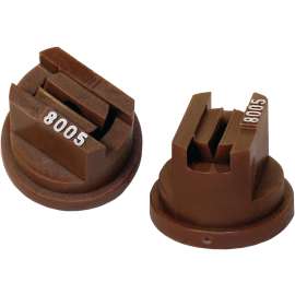 GREEN LEAF ST8005 Spray Nozzle, Standard Flat, Polyoxymethylene, Brown, For: Y8253048 Series 8 mm Cap