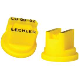 GREEN LEAF LU 80-02 6PK Spray Nozzle, Multi-Range Universal Flat, Polyoxymethylene, Yellow
