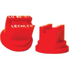 GREEN LEAF LU 80-04 6PK Spray Nozzle, Multi-Range Universal Flat, Polyoxymethylene, Red, For: Y8253048 Series 8 mm Cap