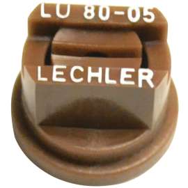 GREEN LEAF LU 80-05 6PK Spray Nozzle, Multi-Range Universal Flat, Polyoxymethylene, Brown