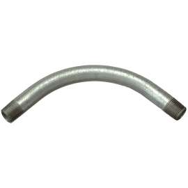 Halex 64120 Rigid Elbow, 90 deg Angle, 2 in, Steel, Galvanized