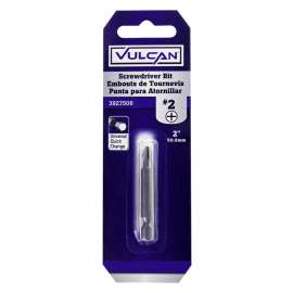 Vulcan 305031OR Screwdriver Bit, Hex Shank, S2 Chrome Molybdenum Steel