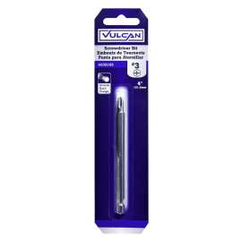 Vulcan 375241OR Screwdriver Bit, Hex Shank, S2 Chrome Molybdenum Steel