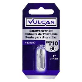 Vulcan 307241OR Screwdriver Bit, Hex Shank, S2 Chrome Molybdenum Steel