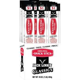 Jack Link's 10000009330 Snack Stick, Original Flavor, 0.8 oz